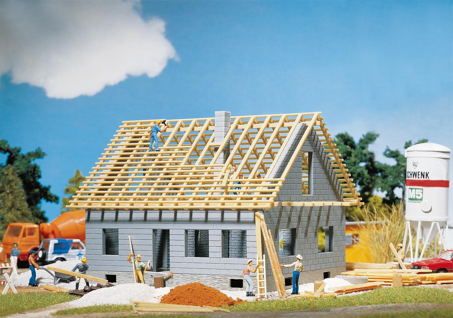 Artisan en intervention dans un logement